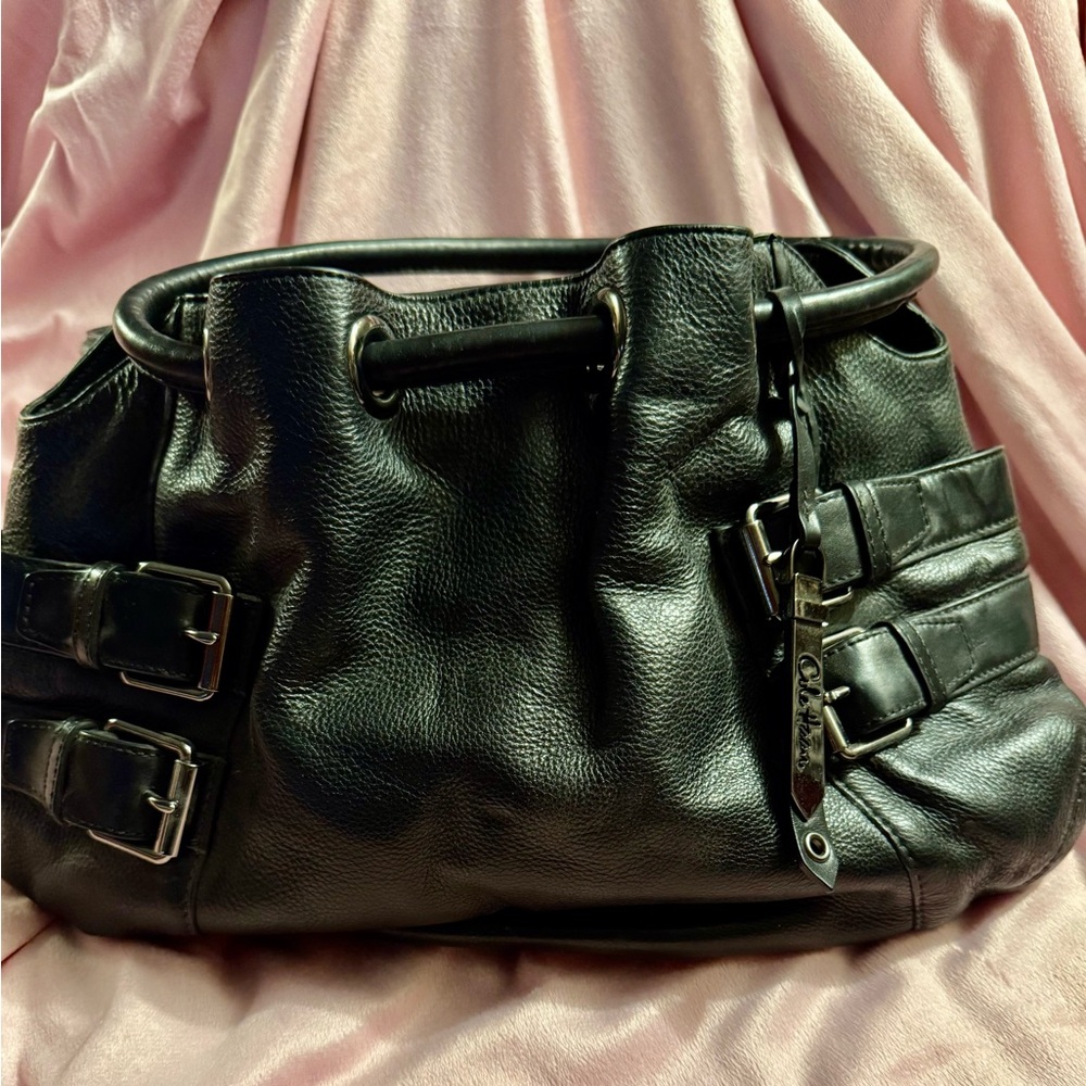 Cole Haan Black Leather Shoulder Bag